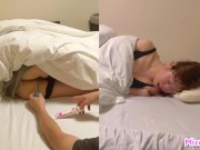 Preview 4 of [Digest] Vibrator into her vagina when she was asleep, her reaction is cute and erotic and squirting