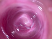 Preview 3 of Hot teen sticks camera inside her vagina