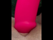 Preview 3 of My Husband is Away!  Fucking Myself with the Largest Vibrator!  Orgasm!