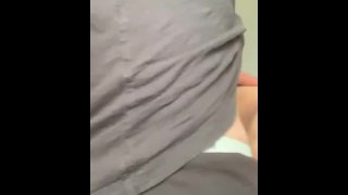 Wife bent over for roommate while husband working