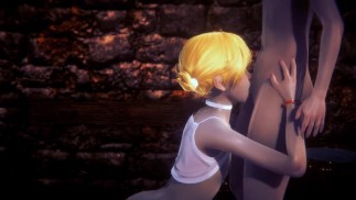 Yaoi Femboy - Fer Saugen und Sperma in seinem Mund