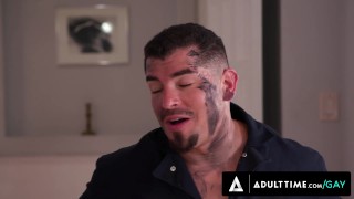 Tattooed Damian Dragon Banged Hung Rio In Threesome