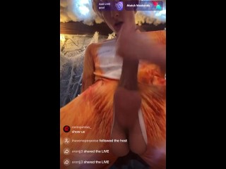 Boy Cums on Tiktok Live Guy Cumming on Tiktok Live BoiBlue11xx Jerking on Tiktok Bulge Dick Print