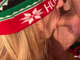 Christmas Gift Was Too Hot So I_Creampied Her_Too Fast 4K_POV WetCherryBlonde