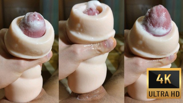 ASMR Horny guy jerks off big dick moans comes hard lots of cum - AlexHuff