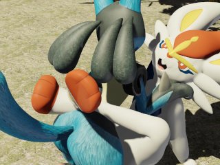 lucario, blender animation, missionary, anime
