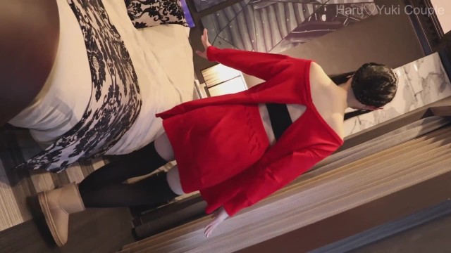 【素人】人気アニメコスプレ第二弾♡乳首イキ♡ヨルさん妊娠確実濃厚中出しSEX ×/yor Forger/素人カップル/美少女/色白美乳/中出し/フル動画(40分)/일본여대생과질내사