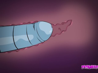 Bender fucks Leela very hard and puts her inside him ( Futurama ) cartoon porn