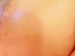 beautiful black milf ebony date with her big natural tits shakes and fondles them a real tit show