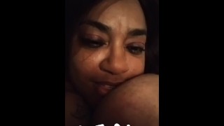 BBW playing with TIT