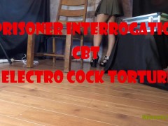 Video uncensored full version Prisonner interregation millitary femdom electro estim CBT