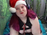 Chubby Chirstmas Tranny Makes a Gingerbread House Cums on it and Eats it POV