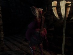 Vorny Kobold Showing Off Her Full Noisy Gut