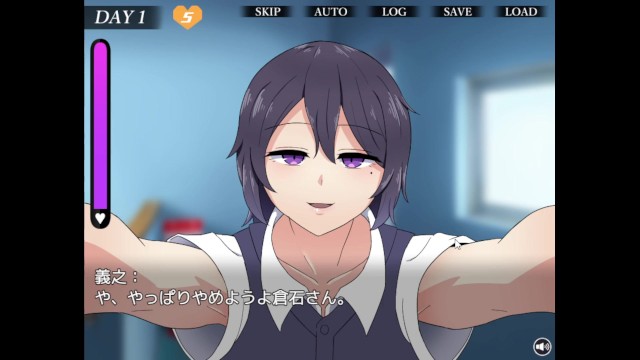 【#04 同人エロゲー コクハクゲエム(体験版)実況動画】強気な長身ボーイッシュ爆乳あおいちゃんの誘惑。(巨乳・爆乳抜きゲー・抜けるアダルトPCゲーム) Hentai Game)