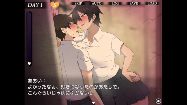 【#04 同人エロゲー コクハクゲエム(体験版)実況動画】強気な長身ボーイッシュ爆乳あおいちゃんの誘惑。(巨乳・爆乳抜きゲー・抜けるアダルトPCゲーム) Hentai Game)