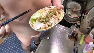 [Prof_FetihsMass] Rustig aan Japans eten! [Bijgerecht van kip in water]