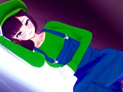 LUIGI HAS TURNED INTO A HOT BABE AND SHE GETS FUCKED 😳 SUPER MARIO HENTAI UNCENSORED