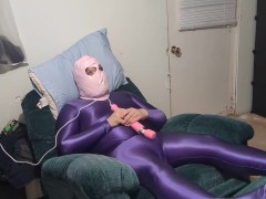 Shiny AMORESY Bodysuit Breathplay Diaper and Vibrator