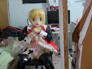 Roll Cosplay Kigurumi Double Layered Breathplay and Vibraitor