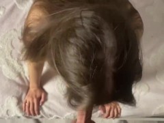 Video little babe takes cock in her mouth and lets it into her tight pussy