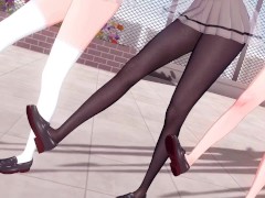 【KKVMD / MMD】WiggleWiggle 一花 二乃 三玖 四葉 五月【五等分の花嫁】