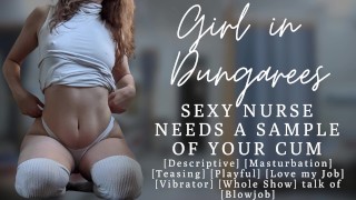 ASMR | Sperm Bank Nurse loves getting your sample | Teasing | Masturbating