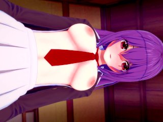 babe, creampie, touhou reisen, uncensored