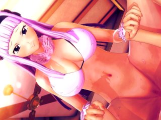 fairy tail, teen, big tits, cartoon