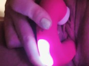 Preview 6 of Hard pulsing orgasm with my new toy. Super close up