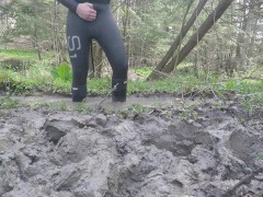 Muddy Hunter Boots and Wetsuit Fun