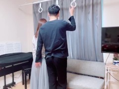 吊り革が届いたから彼女と電車ごっこしてお尻を触りまくったら楽しすぎて大興奮-素人カップル/日本人/イメージプレイ/個人撮影 - Screenshot 2 of 16 - Amateur