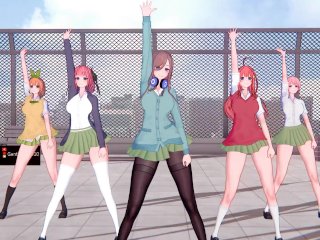 mmd dance, anime, role play, 60fps