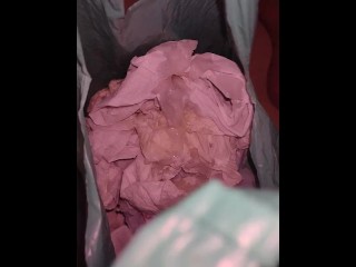 After i Finish on the Bag. Cumshot Fetish Pre Cum ( CUMSHOT WORSHIP