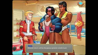 Space Rescue: Code Pink v9.0 (Par Robin) - Sexe dans un sauna avec une rousse aux gros seins