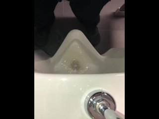Urinal Pissing & Cumming Compilation From Last Weeks_Attempts At RecordingIn Public Washroom