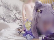 Preview 6 of 【AliceHolic13】Genshin Impact Keqing Cosplay doggy style【個人撮影 ハメ撮り】原神 刻晴 コスプレイヤーを子宮口ポルチオノックで完堕ち絶頂させる
