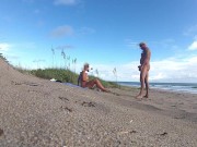 Preview 1 of Nude beach sex before we get caught