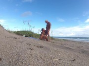 Preview 2 of Nude beach sex before we get caught