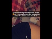 Preview 3 of German Teen wants to fuck Best Friend Snapchat