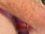 Preview 1 of His first time with stepmom hairy pussy: too nervous, soft dick needs hard handjob to cum EVA MYST