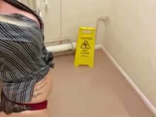classy filth, public toilet, wet pussy, golden shower