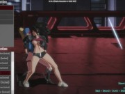 Preview 3 of Ophelia Plays 'Pure Onyx' - Animation Gallery - Onyx & Fem Cop (No Commentary)