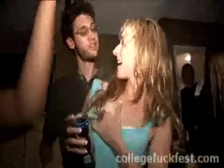 Coed Whore Fucked in Front of everyone