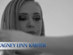 Video Kagney Linn Karter Pussy Creampie with Nacho Vidal Teasing, Lingerie, High Heels, Boobs, Teaser#1