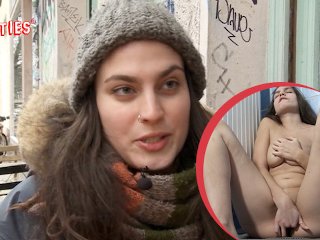 big tits, girl fingers herself, masturbate, italian