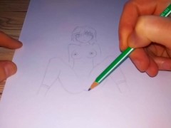 Cute Japanese girl peed on the floor