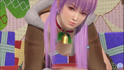 Dead or Alive Xtreme Venus Férias Kasumi Reindeer Mini Natal Nude Mod Fanservice Apreciação