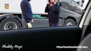 A Fellation Gratuite Is Offered To A Routier Chauffeur If He Allows The Scene To Be Filmed