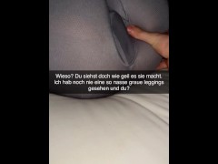 German Gym Girl cheats on Boyfriend on Snapchat