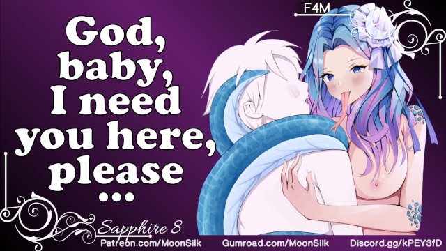 [Patreon Preview] [F4M] Lamia Girlfriend is Too Worked Up Over You~! [Lamia GFx Human Listener]